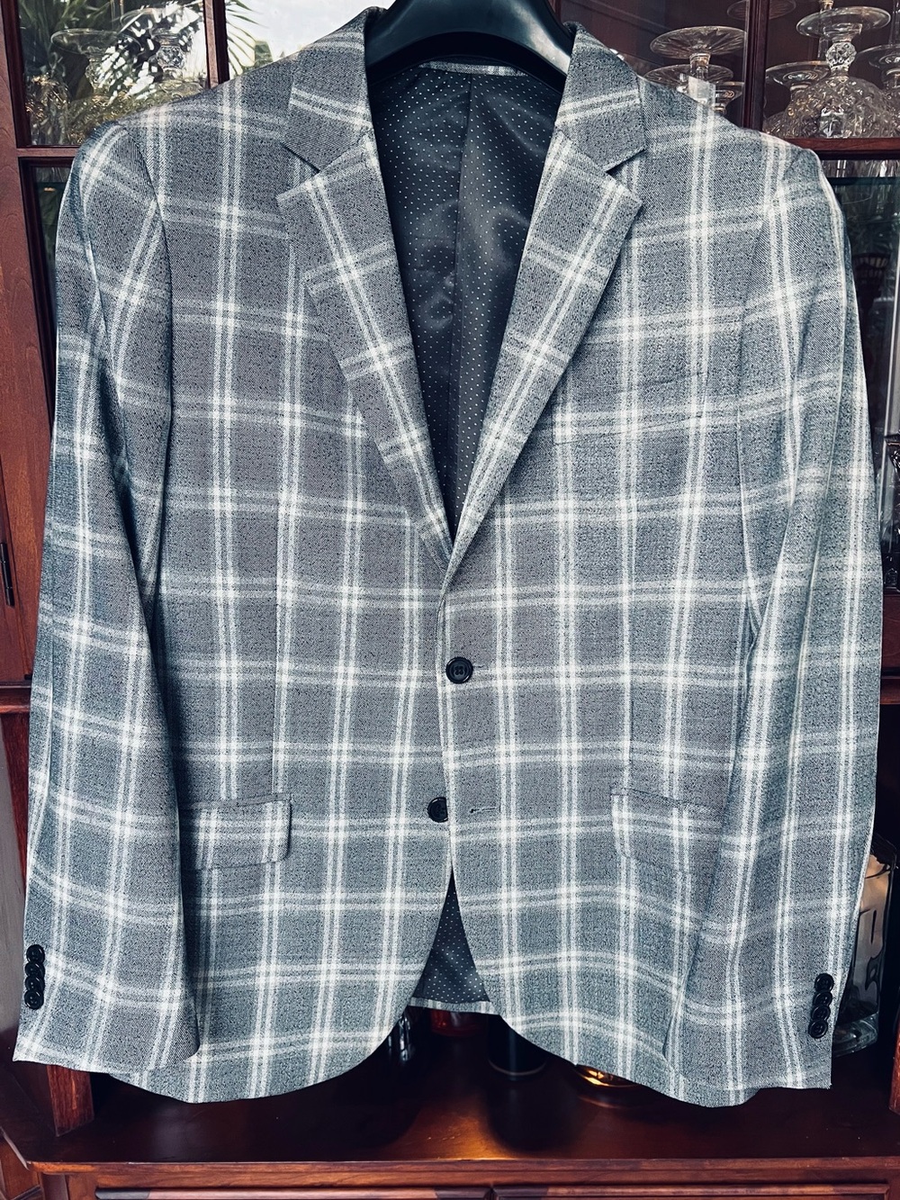 Tailorbyrd Gray Windowpane Sport Coat - Picture 2 of 13
